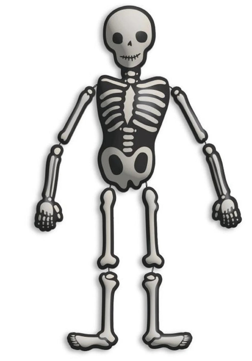 100% Cotton - Hey Bootiful - Skeleton - PANEL Glow in the Dark – Hab & Fab